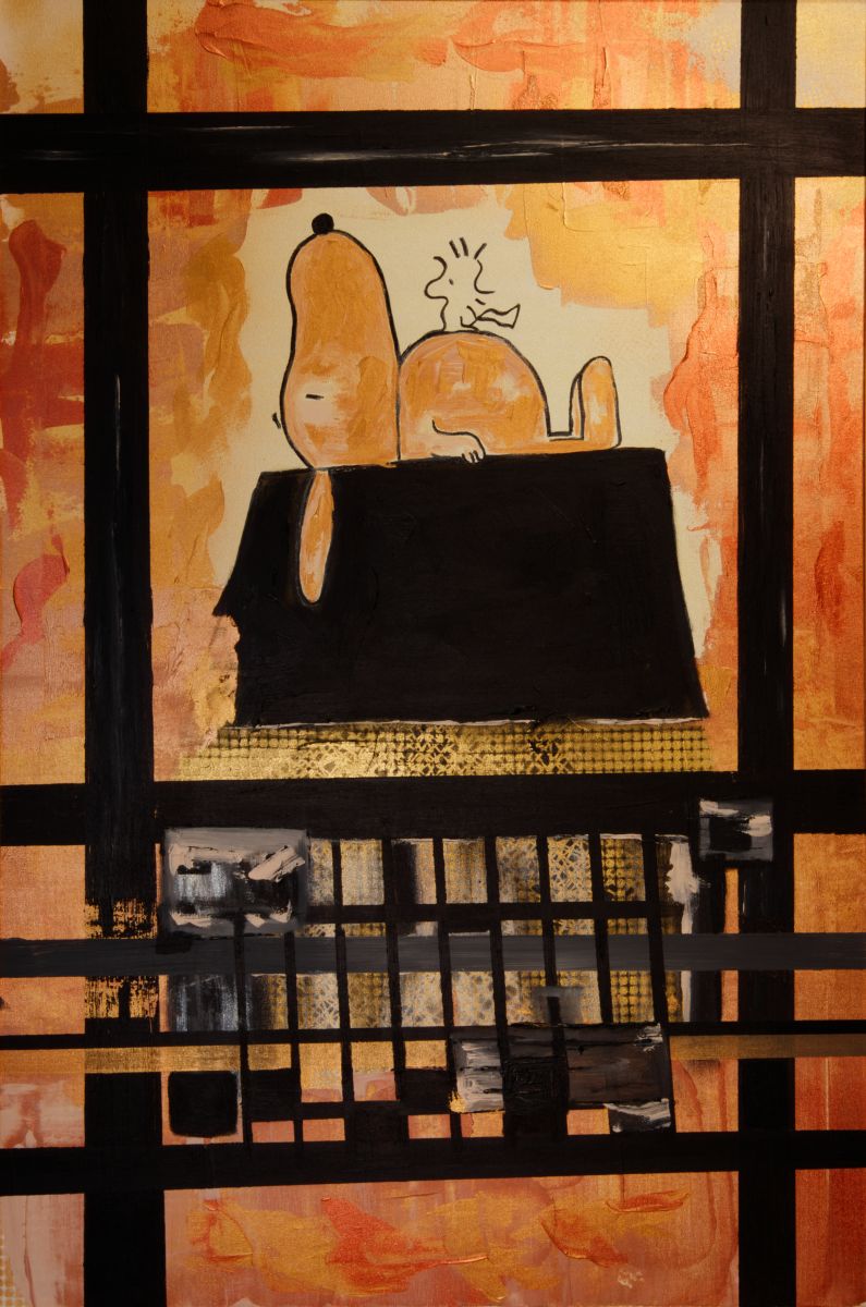 Stille zwischen den Zeilen 80x120 cm